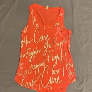 Hot Pink Under Armour Breast Cancer Tank